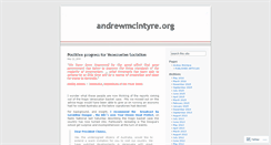 Desktop Screenshot of andrewmcintyre.org